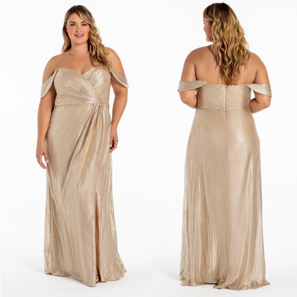 HAILEY PAIGE OCCASIONS good Liquid metallic sz12 style 52002 - Picture 6 of 6